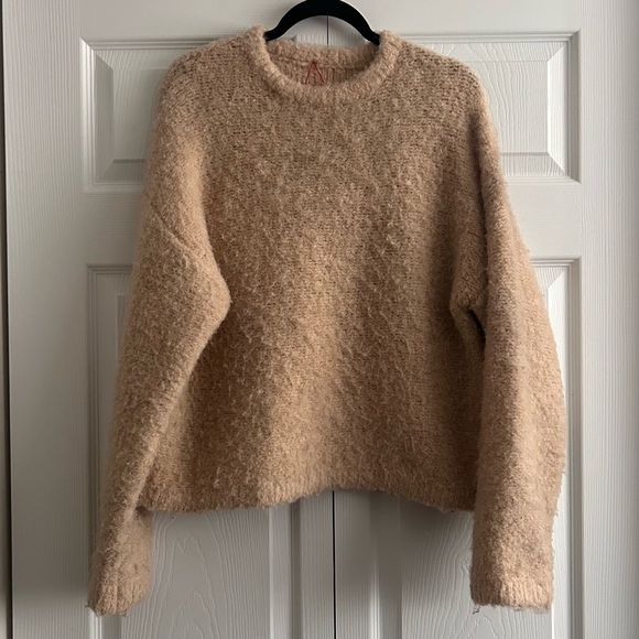 Le Bon Shoppe Envie Chunky Textured Slouchy Crewneck Sweater. - Picture 2 of 8